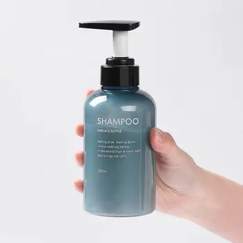 3szt wielokrotnego użytku mydło balsam dozownik 500 ml pompa butelki na mydło w płynie do ciała i szampon, odżywka, żel do mycia tworzyw sztucznych