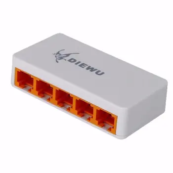 5 portów Fast Ethernet RJ45 10/100 Mb / s przełącznik sieciowy Przełącznik Hub stacjonarny, laptop,przenośne Travel Lan Hub power by Micro USB New