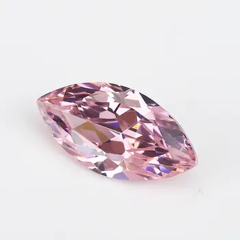 50szt 1.5x3~10x20mm Markiza kształt wolny CZ kamień różowy AAAAA cyrkonia syntetyczny kamień biżuteria DIY kamień