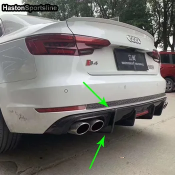 A4 B9 S4 Sline Carbon Fiber tylny zderzak kamieniarzy dyfuzor do Audi A4 B9 sedan 2016-2019