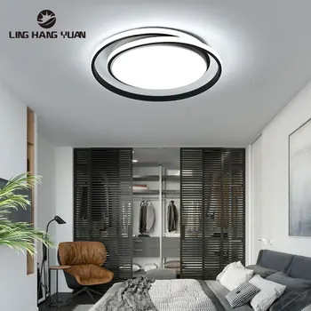 Akrylowa nowoczesna lampa żyrandol Home Lustre 110v 220v powierzchniowo zainstalowany żyrandol oświetlenie do salonu sypialni jadalni lampy