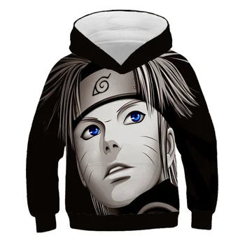 Anime Naruto Bluzy Moda Uliczna Para Płaszcz Kreskówka Sasuke Japonia Unisex Bluzy Dla Dziewczyn, Nastolatków Jesień Zima Sweter Top