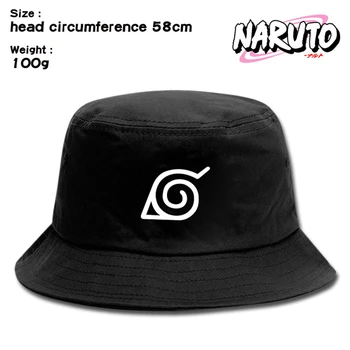Anime Naruto wiadro kapelusz Rybaka odkryty kapelusz Czapka hip-hop Cap Boonie Hat podróży kapelusz Sun Cap moda plaża Cap dla mężczyzn kobiet