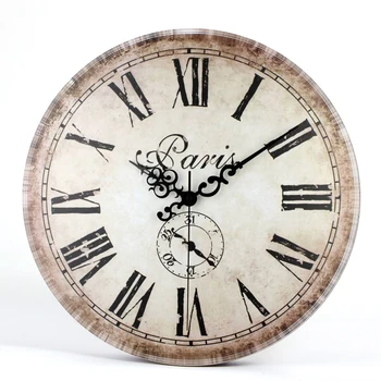 Antyczny zegar krótki projekt Cichy dom kawiarni Biuro zegary ścienne dekoracje ścienne do kuchni duże modne ozdobne zegary zegar Ścienny