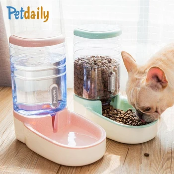 Automatyczny karmnik dla zwierząt domowych,3,8 l o dużej pojemności dozownik wody/karmy dla psów i kotów - Kot Automatic Feeder, Gravity dog food bowl