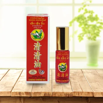 Balsam perfumowany olej 5 ml od bólu głowy zawroty głowy leczniczy olej ból brzucha Cheng Cheng olejek mięty leciutka, olej
