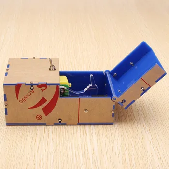 Bezużyteczna skrzynia DIY Kit bezużyteczna maszyna prezent na Urodziny zabawka maniakiem gadżet komedia żart szeroka gra sprytne zabawki zabawy biuro biurko w domu wystrój