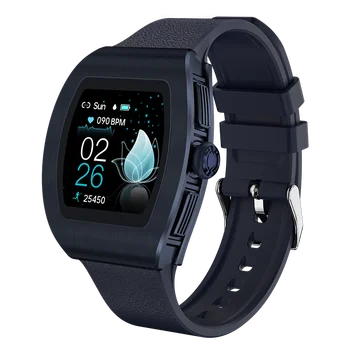 Bluetooth inteligentne bransoletka kwadratowe kobiety wodoodporny IP68 bransoletka rytmu serca, ciśnienia krwi tlenu w krwi sportowe inteligentne zegarki LV1
