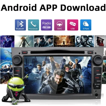 Bosion PX6 4GB 64GB Android 2 din Car DVD, Stereo Vauxhall Opel Astra H G Vectra Antara, Zafira, Corsa GPS Navi Radio SWC WIFI