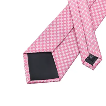C-448 Kartki nowa moda styl szyi krawat w kratę krawat spinki chustka zestaw na sprzedaż zwykły szerokość 8,5 cm krawat
