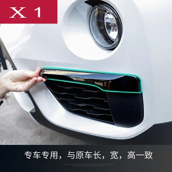 Chrom stylizacji samochodów ABS przedni reflektor przeciwmgłowy pokrywa lampy wykończenie ramka paski naklejki 3D dla BMW X1 E84 -17 samochód zewnętrzne akcesoria