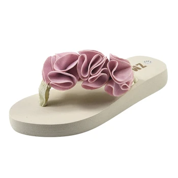Czech styl Hermitage kwiatowy tort kapcie kobiety damska mieszkanie z letniej buty plażowe japonki zapatillas casa mujer A40