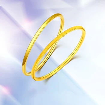 DCZB czyste 24K złota bransoletka Real 999 Solid Gold Bangle Woman Fine Bracelets Fashion Trendy Classic Jewelry Hot Sell New 2020
