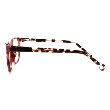 Damska oprawa dla punktów Cateye dla kobiet okrągłe oprawki do okularów pełna felgę różowe czarne okulary przeciwsłoneczne Moda lekkie okulary