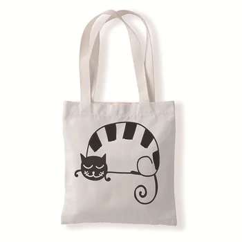 Damska torba na ramię Cute Cat Print torby casual torba o dużej pojemności Shopper Bag All-match damska tania wysyłka