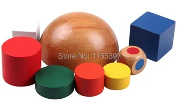Darmowa wysyłka 1 zestaw dzieci drewniane Montessori geometryczne bloki wyważania za pomocą gra wczesny rozwój materiały edukacyjne zabawki