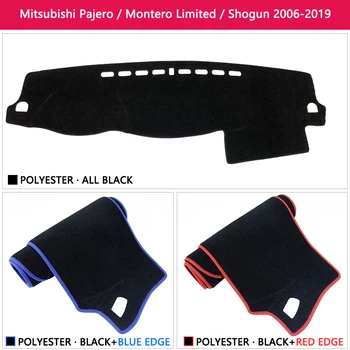 Deska rozdzielcza pokrywa ochronna dla Mitsubishi Pajero Pajero Montero 2006~2019 V80 V87 V93 V97 deska rozdzielcza ma dywan 2018