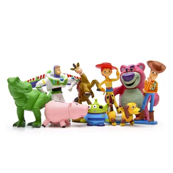 Disney Toy Story Pełna Kolekcja Szeryf Woody, Buzz, Jesse Hamm Rex Slinky Dog Mr Potato Head Lalka Figurki