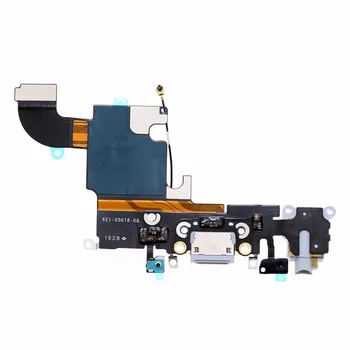 Dla iPhone 6S złącze dokujące USB port ładowania Flexcable biały czarny WŁ. 2 x wkrętak do łatwej instalacji MMOBIEL