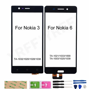 Do Nokia 3 TA-1032 1020 1028 1038 ekran dotykowy digitizer do Nokia 6 TA-1021 1033 1000 1003 1025 1039 dotykowy szklany panel
