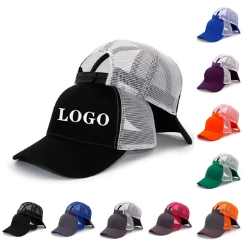 Drukowanie logo wykonane na zamówienie kapelusz cena fabryczna producenta DIY czapka z daszkiem dla kobiet i mężczyzn siatka lato drukowane logo snapback cap drukowanie logo kapelusz
