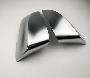 Drzwi zewnętrzne boczne skrzydło lustro pokrywa cpas do BMW serii 5 F10 F11 2016 2017 matowa srebrna pokrywa lusterka samochodowego