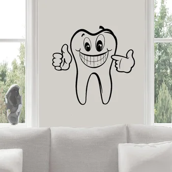 Duży Rozmiar Do Zębów Naklejki Na Ściany Opieka Stomatologiczna Winylowe Naklejki Sztuka Dekoracji Wnętrz Łazienka Fresk Wodoodporny Tapety Plakat