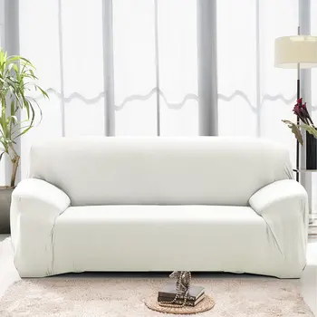 Elastyczny biały sofa pokrowiec stretch gęsta owinąć all inclusive sofa pokrowce na salonie Sofa etui krzesło sofa etui poszewka