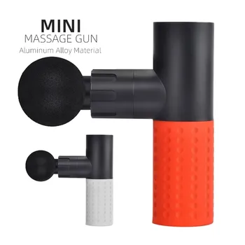 Elektryczny mini masaż mięśni pistolet znieczulający masażer do masażu ciała relaks w bólu z materiałem ze stopu aluminium