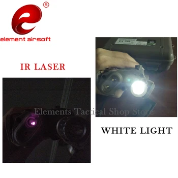 Element Airsoft Tactical Flashlight PEQ 15 Laser IR Red Laser Airsoft Flashlight For Hunting PEQ Gun Weapon Light PEQ15 EX276
