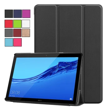 Etui do tabletu Huawei MediaPad T5 10.0 magnetyczny PU skórzane etui do Huawei Media Pad AGS2-W09 AGS2-L09 AGS2-L03 AGS2-W19 10.1