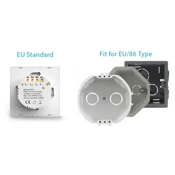 Ewelink zigbee smart switch 4-gang universal switch breaker module panel dotykowy EU 1/2/3/4gang switch compatiable z alexa google