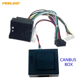 FEELDO Car Stereo Audio 16PIN Android Power wiazka el adapter-przewód elektryczny z skrzynią Canbus dla Ford Mondeo /Focus /C-MAX 07-10