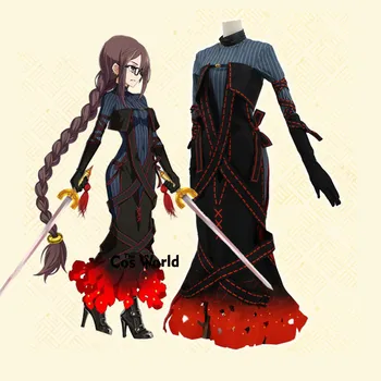 FGO Fate Grand Order Assassin Yu Miaoyi Yu Mei Ren Level 3 kombinezony płaszcz sukienka mundury strój Anime cosplay kostiumy