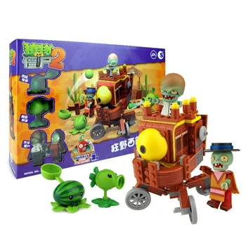 Fabryka Wojny Zombie 2 Zabawki Puzzle Uderzył Gra Szef Piratów Port Bloki Montaż Puzzle Dla Dzieci Prezent