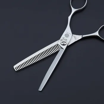 Fioletowy Smok 6.0 cali europejski styl odwrotny ząb fryzjera przerzedzenie włosów/mieszanie/teksturowanie nożyczki/Nożyczki
