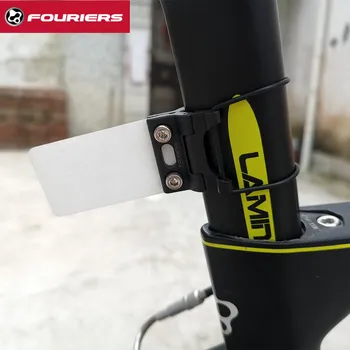 Fouriers DIY Racing Number Plate Mount Road Bike Triathlon Custom Plate Holder Card Bracket fit Flat Aero Seatpost