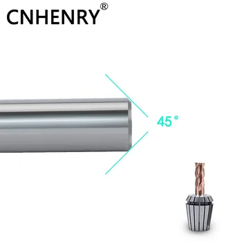 Frez CNC frez HRC55 4 Каннелюра twardy węglik bezpośredni chwyt wolframu stal metal drewno frez 1,2,3,4,5,6,8,10 mm