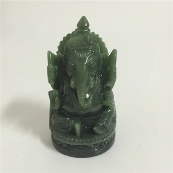 Ganesha Budda rzeźba słoń Bóg rzeźba figurka Ganesha kamień nefryt kamień ogród dekoracji domu akcesoria posągi