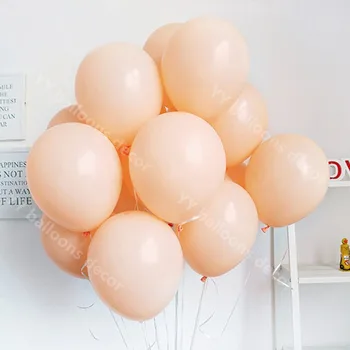 Global Macaroon Peach Cream Skin DIY Balloons Garland Arch Kit retro kawy butla Ślub, Urodziny, Baby Shower Party Decor