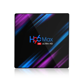 H96MAX RK3318 smart TV Box Android10 ,4G 6K 4K 3D Media Player, 2.4 G&5G Wifi Wireless Bluetooth Smart Set-Top Box