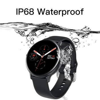 HERALL 2020 EKG inteligentny zegarek Bluetooth połączenia Smartwatch Mężczyźni Kobiety wodoodporny tętno ciśnienie krwi dla Samsung Android iOS