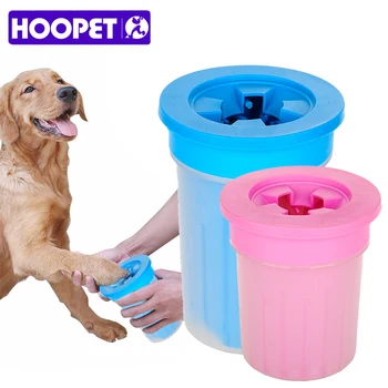 HOOPET Pet Cats Cleaner Dogs Foot Clean Cup For Cats Dogs Narzędzie do Czyszczenia z tworzywa sztucznego szczotka do mycia Paw Washer Pet Accessories for Dog
