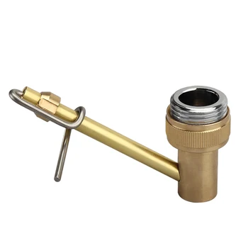 Home brew Brass Carboy & Bottle Washer Faucet Adapter,wysokiej jakości Tap Rinser, Clean Fast & Gold and Sliver Color