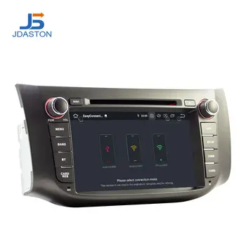 JDASTON Android 10 samochodowy odtwarzacz multimedialny dla Nissan Sylphy Sentra 2012-2016 Pulsar Audio WIFI DVD CD 2 Din GPS Car Radio Stereo