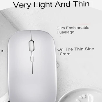 Jelly Comb Bluetooth Akumulator Mysz Bezprzewodowa Cicha Двухрежимная Mysz Optyczna 2.4 G 5.0 Mute Silent Ergonomic Notebook Mouse
