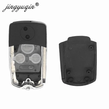 Jingyuqin Update 3 przyciski Car Remote Flip key shell Fob dla HONDA Accord Civic CRV Pilot Fit CRV ODYSSEY Car Styling