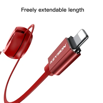 KEYSION 3 w 1 magnetyczny kabel USB Type-C dla Xiaomi redmi 9 Samsung S20 3A szybkie i ładowania płaski kabel do iPhone 11 12 kabel Micro USB