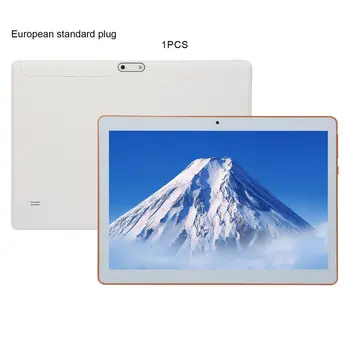 KT107 plastikowy tablet 10,1-calowy ekran HD, duży ekran Android 8.10 wersja moda przenośny tablet 8G+64G Biały tablet xiajia