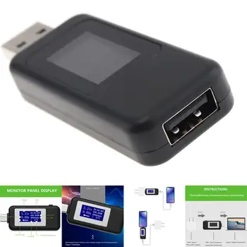 KWS-MX18 10 in1 cyfrowy wyświetlacz LCD USB tester napięcia prąd tester Miernik mocy czasomierz amperomierz ładowarka USB tester wykrywacz